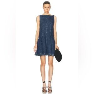 KHAITE Mags Denim Dress